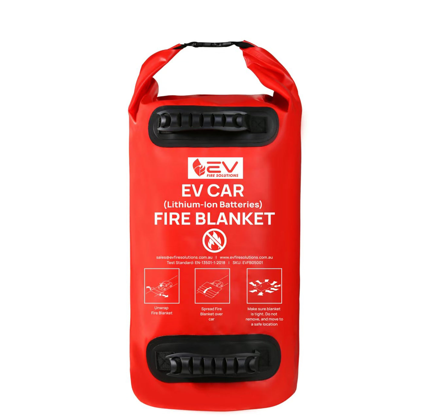 EV Car Fire Safety Kit – 9L Extinguisher + 8m x 6m Blanket