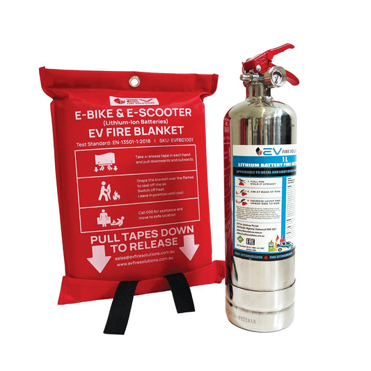 E-Bike & E-Scooter Fire Safety: Why You Need Both a Blanket and an Extinguisher