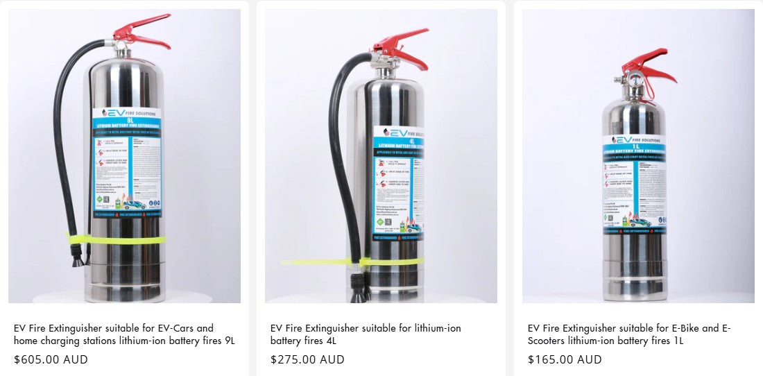 Did you know your regular fire extinguisher won't work on an EV fire?