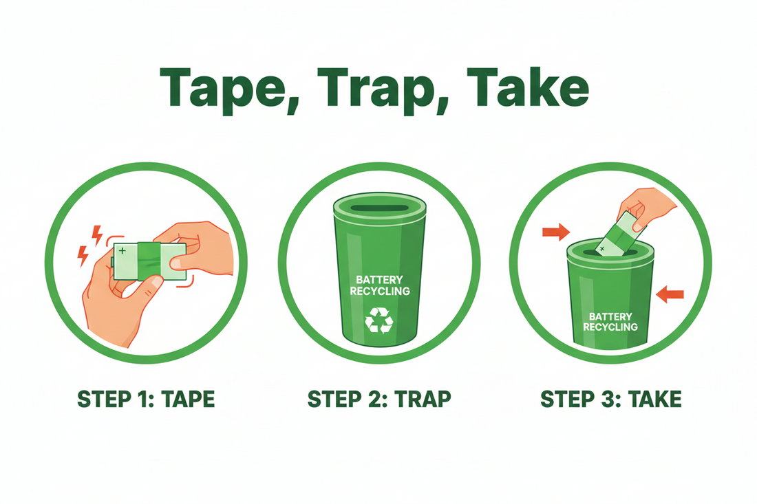 Never Bin Your Batteries: Safe Disposal & B-Cycle Guide