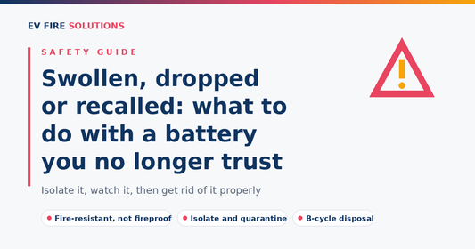 Swollen, Dropped or Recalled: What to Do With a Battery You No Longer Trust