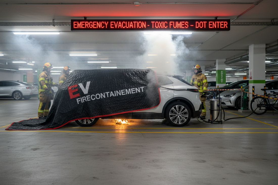 EV Fire Blankets: Your First Line of Defence in a Lithium Battery Emergency