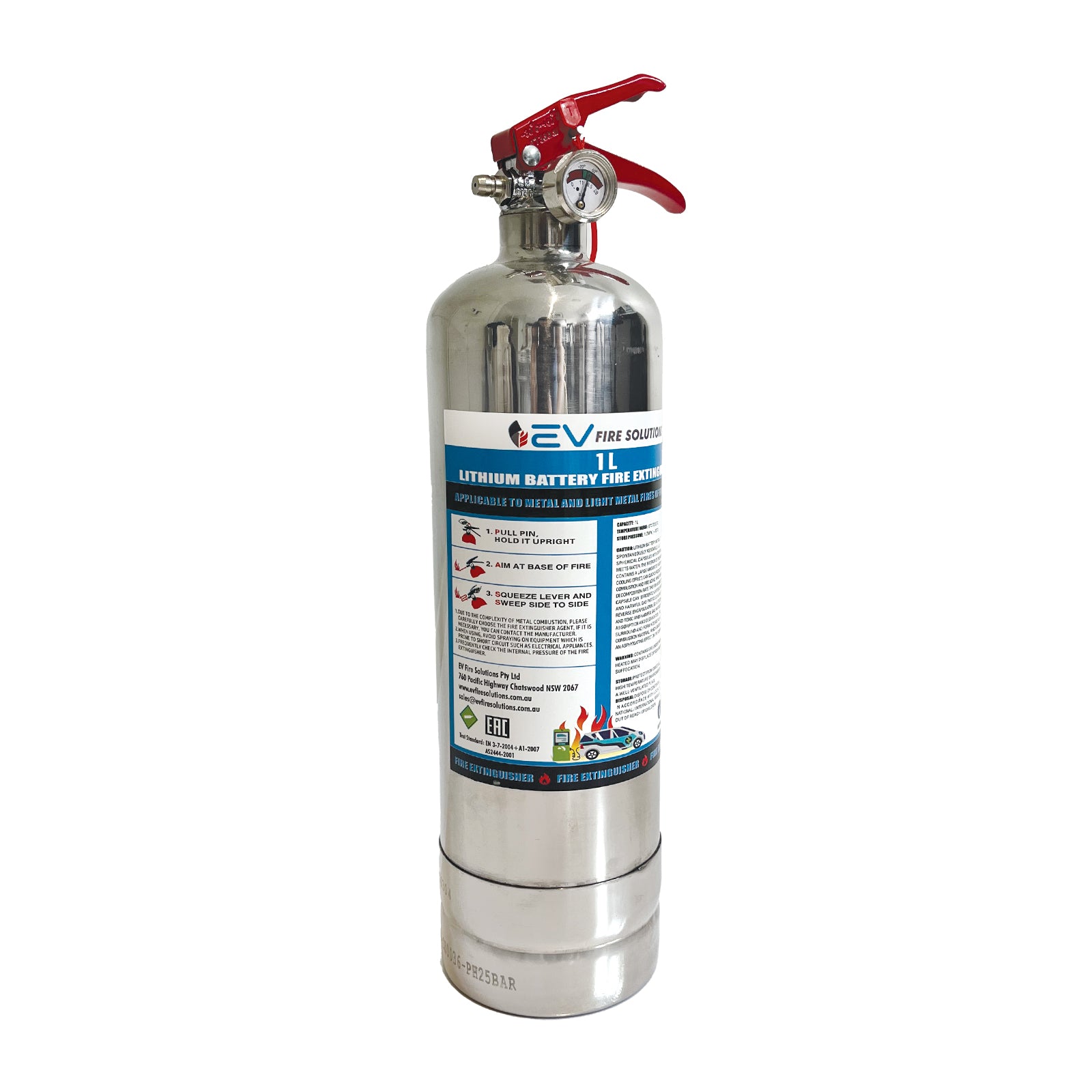 EV Fire Extinguisher suitable for lithium-ion battery fires 1L