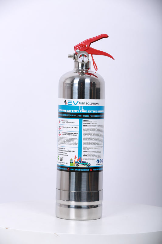 EV Fire Extinguisher suitable for E-Bike and E-Scooters lithium-ion battery fires 1L