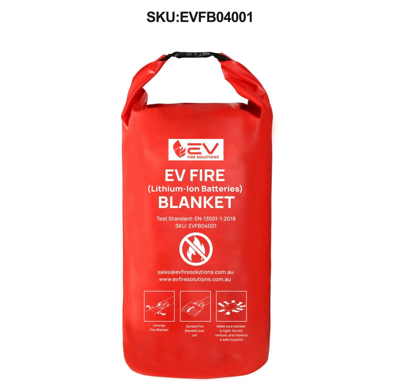 Silicon Coated EV Fire Blankets suitable for Lithium-ion Battery Fires