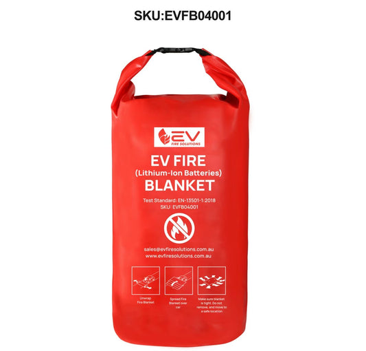 Silicon Coated EV Fire Blankets suitable for Lithium-ion Battery Fires
